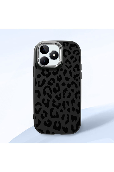 SLIMFELT Realme C51/C53 Uyumlu Yüksek Kaliteli Kaplan Desenli Kılıf Darbeye D...