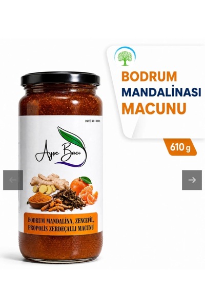 sarayli baharat Bodrum Mandalinası Macunu Zencefil Zerdeçal Bitkisel Macun