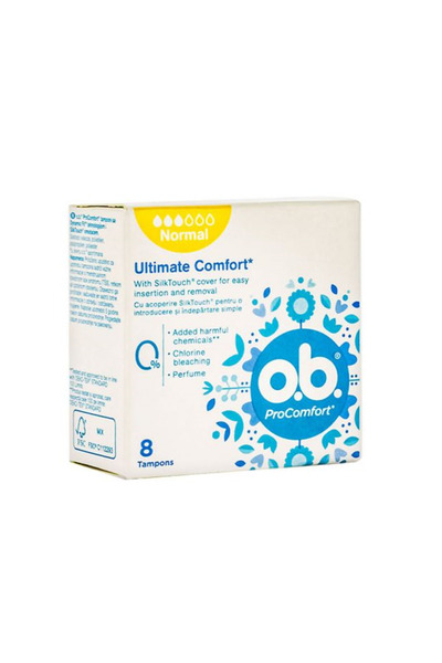 o.b. Tampoane OB Procomfort Normal, 8 buc