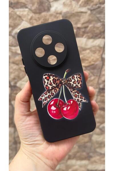 Vip Case TECNO SPARK 30C Uyumlu Kiraz Leopar Fiyonk Desenli Silikon Darbe Emi...