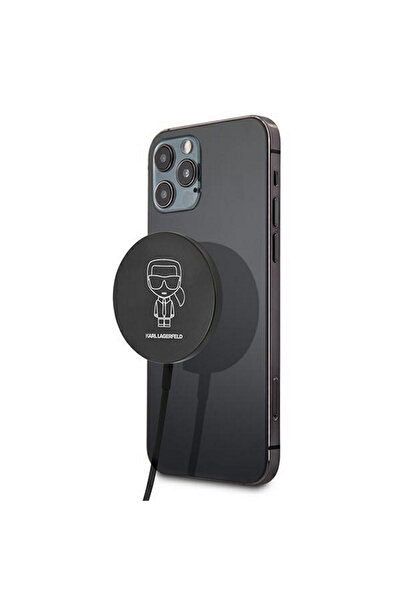 Karl Lagerfeld Încărcător wireless KLCBMSIKBK 15W MagSafe