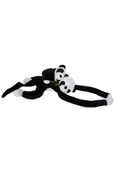 TOPROCKSTORE Peluş Sarılan Yavrulu Panda Oyun ve Uyku Arkadaşı 80 cm