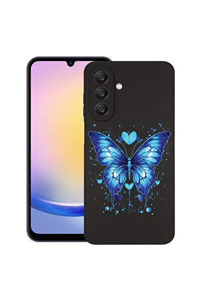 bestcase Husă TPU Ultra Subțire pentru Samsung Galaxy A57, Fluture Albastru, ...
