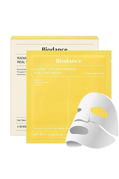 Biodance Πραγματικά Εντατική Μάσκα Προσώπου Ομορφιάς για Λάμψη με Νιασιναμίδη...