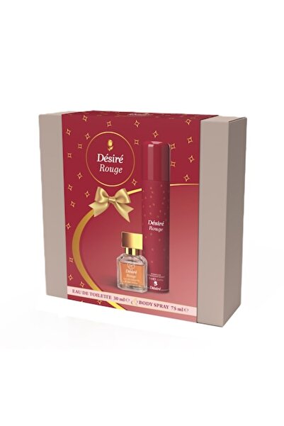 Desire Rouge women's set with 75ml deodorant and 30ml EDT