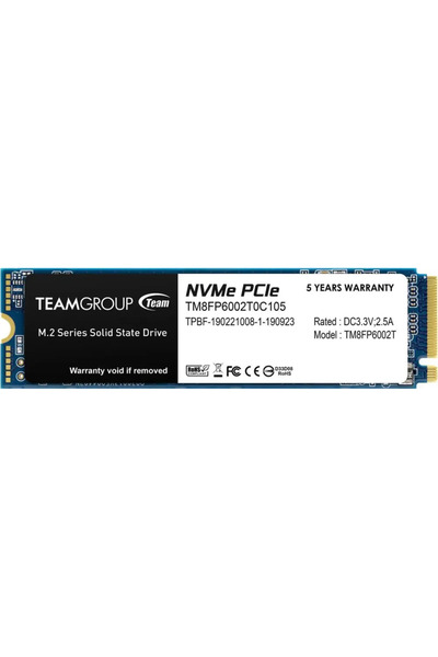 team group MP33 2 TB (PCIe 3.0 x4, NVMe 1.3, M.2 2280)
