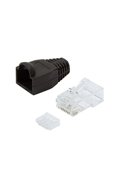 LogiLink Modular Plug RJ45 Cat.6 UTP, black, 100pcs