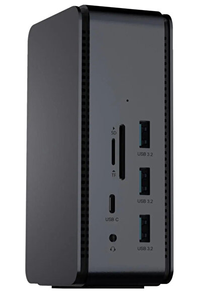 ProXtend Stație de andocare USB4 Dual 8K, Argintiu închis