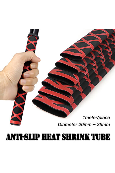choice2 28mm 1 piece 1m/pc Double Colors Anti-Slip Heat Shrink Tube Diameter ...