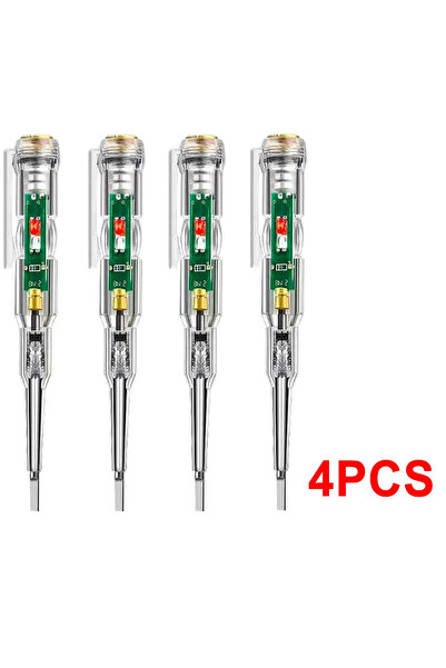 Choice1 4Pcs 4PCS Non-Contact Voltage Tester Pen Intelligent Electric Screwdr...