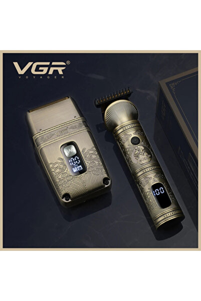 Primo Plus VGR V-649 Professional Hair Clipper | Premium Titanium Blades | Sm...