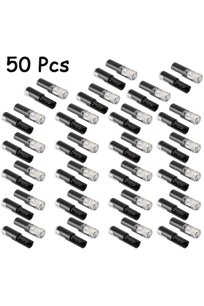 choice2 50 PCS 15/20/30/50pcs Electronics Wire Connector 1Pin Way Plug Dockin...