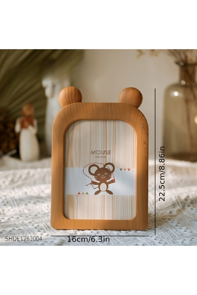 Choice إطار صور بلاستيكي بتصميم كرتوني على طراز إنستغرام، قطعة واحدة، لون داك...
