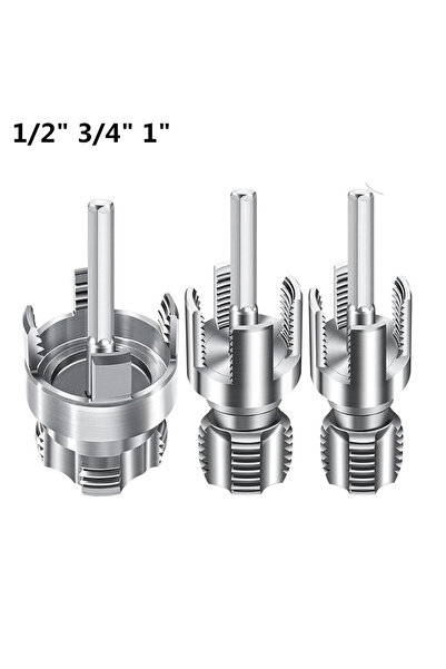 Choice3 ABC 1/3PCS Internal and External Pipe Threading Tool Set, 1/2inch, 3/...