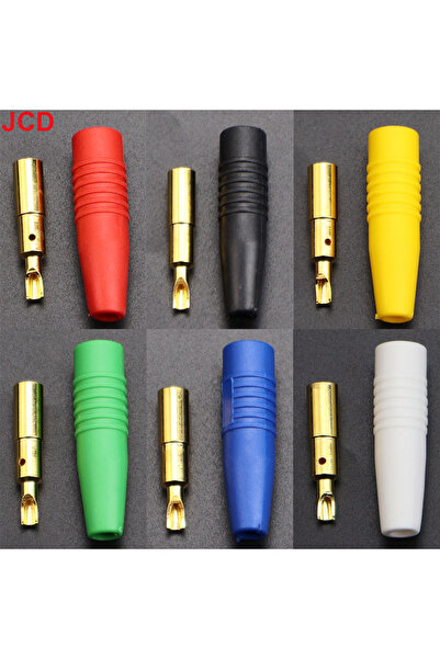 Choice1 Mixed color 6P JCD 4pcs New 4mm Plugs Gold Plated Musical Speaker Cab...