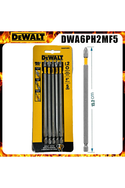 Choice DEWALT DWA6PH2MF5 DEWALT DWA6PH2MF5 Drill Bits IMPACT 5pcs 150MM PH2 M...