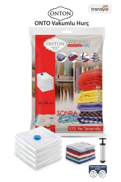 Onton Vakumlu Hurç 55x90 cm - Yer Tasarrufu Sağlayan Saklama Poşeti