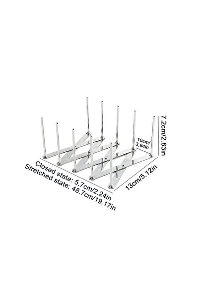 Choice1 S (New) 1PC Retractable Foldable Pot Lid Rack Stainless Steel Pan Lid...