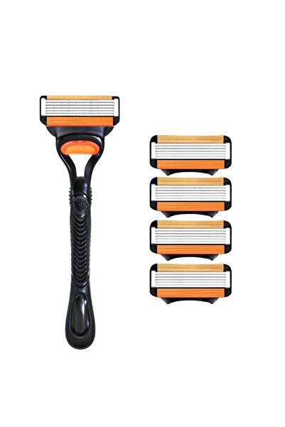 Choice4 1 handle 4 blades Suitable for fusion series men's facial original sh...