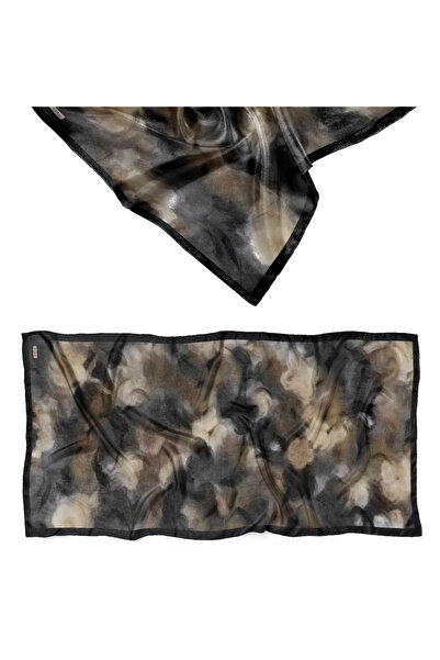 Mavi İpek Black Mink Series Soft Cotton Shawl D12