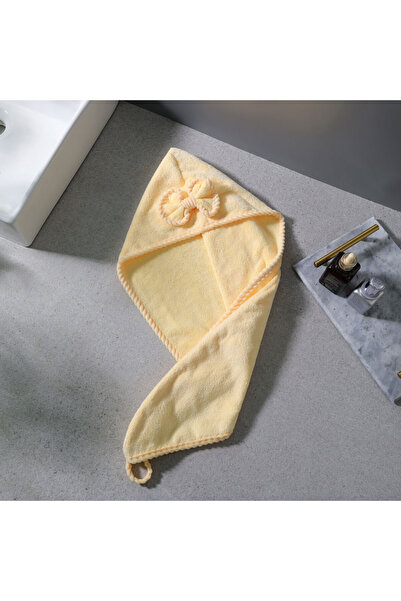 REEFI Soft Cotton Hair Drying Wrap Towel with Bow for Women – Quick Dry Turba...