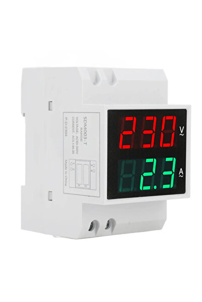 Choice White Voltage Current Meter High Accuracy AC80‑300V 0.1‑99.9A Digital ...
