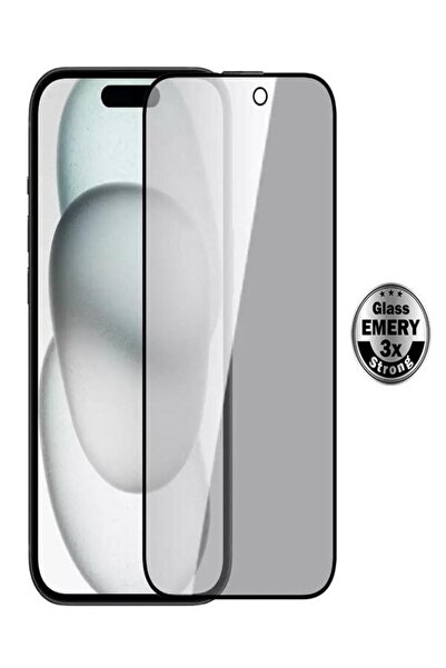 POWERTECH σκληρυμένο γυαλί Emery Private 5D TGC-0798 για iPhone 17, πλήρης κό...
