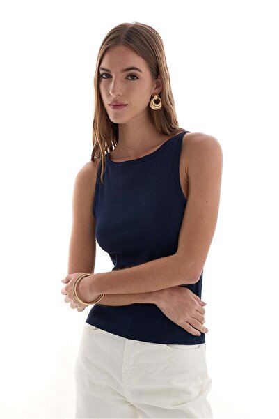 Lencie Halter Neck Body Navy Blue