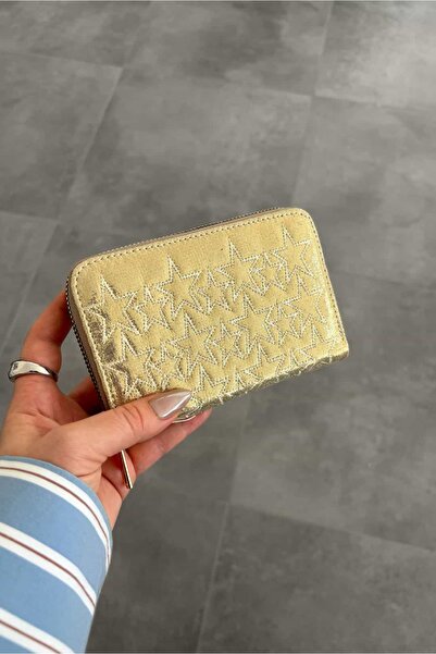 Yuka Atelier Lyra Star Embellished Shiny Medium Wallet