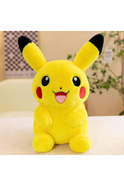 Brother Toys Büyük Boy Pikachu Peluş Oyuncak Pikaçu Oyuncak 35 Cm