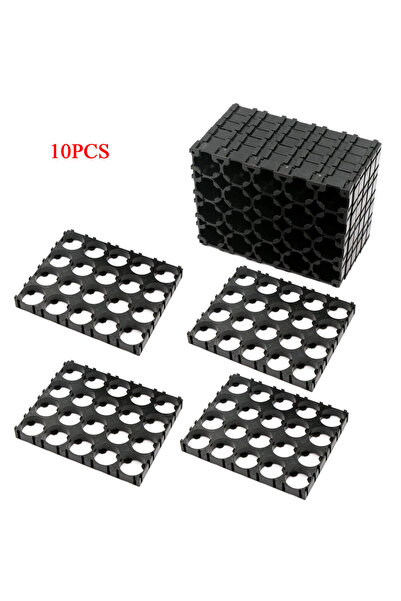 Choice 10PCS 4x5 18650 Lithium Battery Holder4x5 Cell Spacer Battery Plastic ...