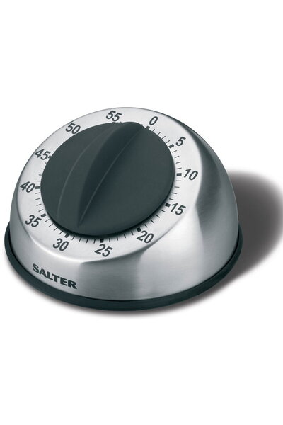 SALTER 338 SSBKXR8EU16 Temporizator mecanic din oțel inoxidabil
