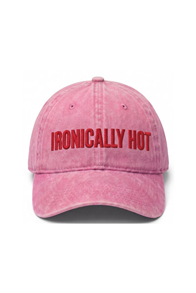Tresore ''Ironically Hot'' Embroidered Washed Hat /''Ironically Hot'' Embroid...
