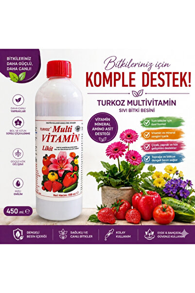 TURKOZAGRO MULTİVİTAMİN SIVI BİTKİ BESİNİ
