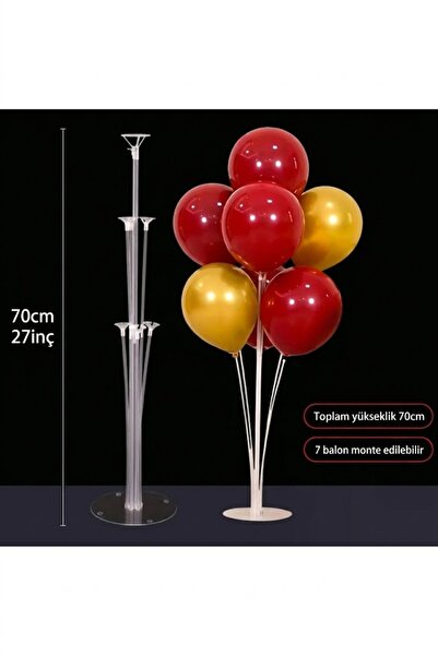 baloss fer Bal10 Balloon Stand Desktop Balloon Holder with 7 Sticks Party Birthday Decor