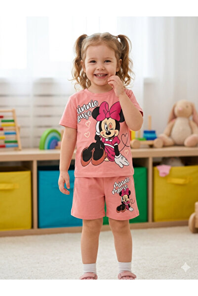 ZEYBABY devojčin letnji set od dvostrukog pamučnog džerseja