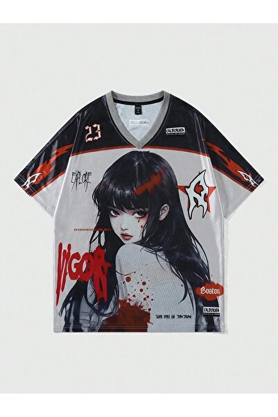 Bravebell Gothic Detail Unisex Jersey Forma