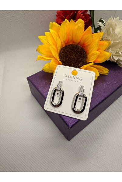 XUPING JEWELRY Xuping Jewelry Series Chain Hanging Steel Earrings