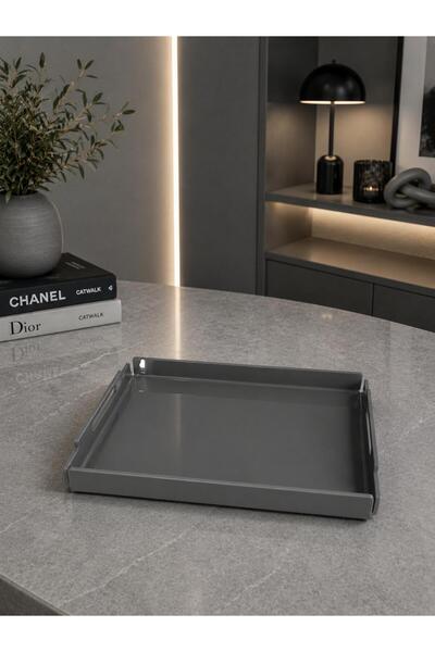 LEYA HOME Dekoratif Pleksi Tepsi / Organizer Akrilik Tepsi / Sunum Tepsisi / ...