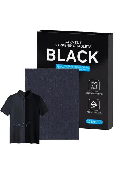 choice2 10pcs Laundry Black Color Enhancement Sheet-non-woven Fabric Used for...