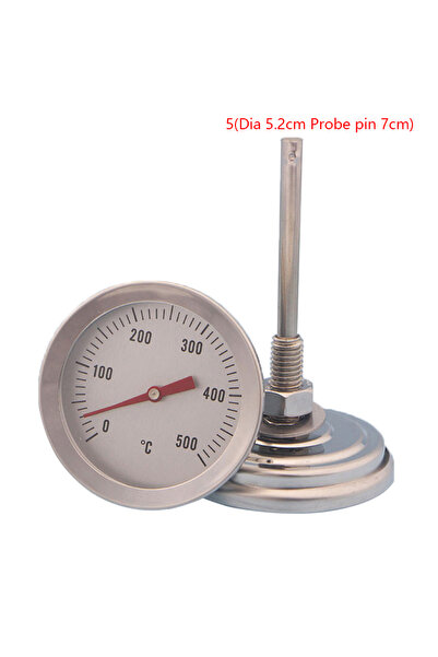 Choice5 Style-5 Stainless Steel BBQ Smoker Grill Thermometer Temperature Gaug...