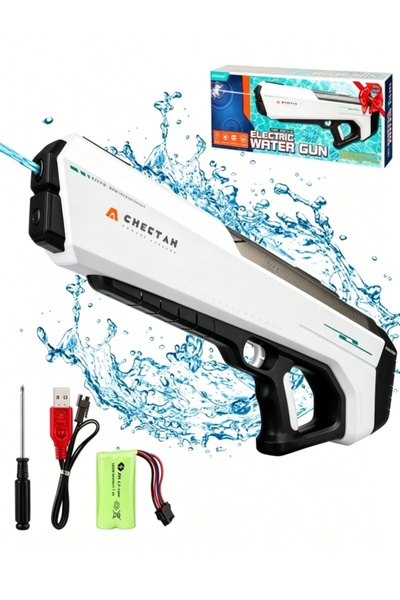 Kijarda 🏖️Rechargeable Electric Water Blaster Automatic Suction 32ft Long Ra...