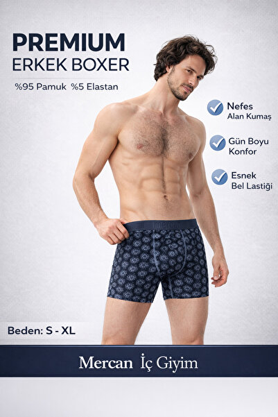 Mercan 6-Pack Star-Patterned Comfortable Boxers - Shine Like Stars