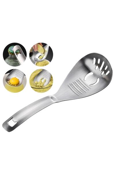 Choice1 B Stainless Steel Ginger Garlic Grater Multi-functional Grinding Spoo...