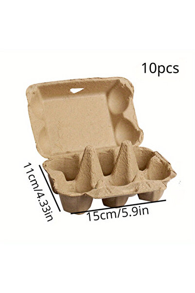 Choice 10PCS 10pcs, Native Egg Packaging Box, Egg Tray Egg Box Pulp Egg Tray ...