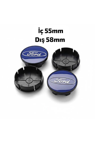 RACİH Ford Logolu Jant Göbeği 58mm 4 Adet