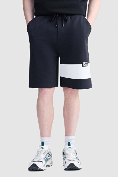 ecko unltd. DOMINIC Loose Fit Baskılı İnterlok Erkek Siyah Şort