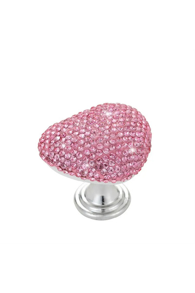 Choice Pink Toilet Press Assist Cute Heart Shaped Toilet Button Protecting Lo...