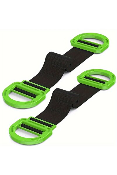 Choice green-2 2-Piece heavy-duty furniture lifting straps - green plastic ha...
