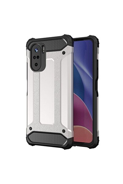 Sonique Θήκη Heavy Armor Xiaomi Poco F3 / Mi 11i Ασημί